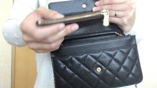 รีวิวกระเป๋าชาแนล Chanel wallet on chain  pack to the max for travel [upl. by Htebaras956]