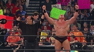 The Hardy Boyz vs Brock Lesnar amp Paul Heyman Judgment Day 2002 [upl. by Lezley]