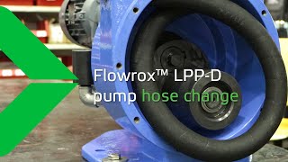 Flowrox™ LPPD Pump Hose Change Maintenance Video [upl. by Chucho]