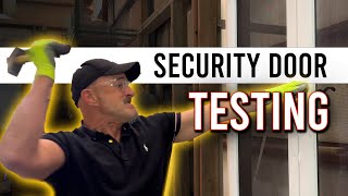 Security Door Hard Testing What are they made for [upl. by Roseanna551]