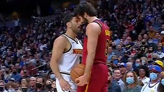 Ricky Rubio vs Facu Campazzo gotta be the funniest scuffle in NBA history 🤭 [upl. by Nahc]