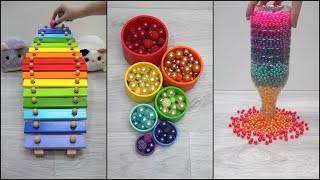 Oddly satisfying Reverse video Colorful Relaxing Compilation No talking no music [upl. by Petunia]