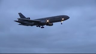 KDC10 Tanker landing at Leeuwarden Airbase [upl. by Riordan]