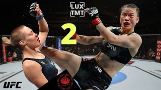 Rose Namajunas vs Weili Zhang 2  Full Fight Highlights Promo  Rose wins again [upl. by Hafler43]