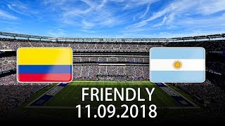 Colombia vs Argentina  INTERNATIONAL FRIENDLY  PES 2019 [upl. by Laurice444]