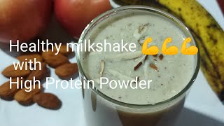 Healthy Milkshake with High Protein Powder  Angangna yamna pamba drink  cooking video  Manipur [upl. by Sophronia]