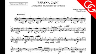 ESPAÑA CAÑÍ Pasodoble Corrado Giuffredi clarinet [upl. by Suoirad]