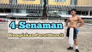 4 Senaman Kempiskan Perut Buncit [upl. by Aninay]