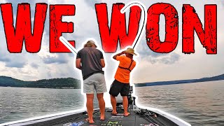 WE WON MOST EPIC Night Tournament on LAKE GUNTERSVILLE Bass Fishing [upl. by Yeltnarb]