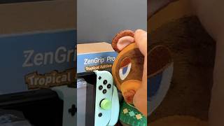 Best Switch GRIP🌴Animal Crossing ZenGrip Pro Tropical Edition asmr unboxing Satisfye shorts [upl. by Koziel]