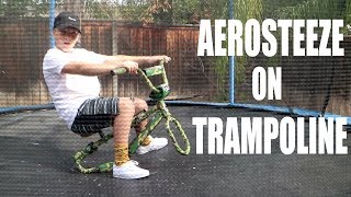 CRAZY BMX TRAMPOLINE TRICKS ON A AEROSTEEZE [upl. by Codd196]