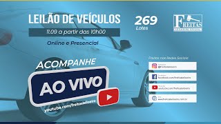 AO VIVO  Leilão Online de Veículos  Freitas Leiloeiro 11092024 [upl. by Joh]