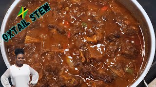 How To Cook Oxtail Stew Jamaican Style  Easy StepByStep Oxtail Stew Jamaican [upl. by Leiuqeze]