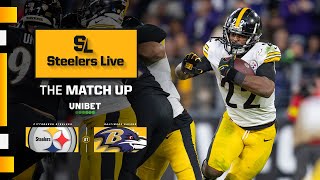 How the Steelers stack up against the Ravens  Steelers Live The Match Up [upl. by Anelaj]