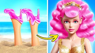 Minha Barbie Está Viva Melhores Artesanatos e Truques com Bonecas na Vida Real [upl. by Chemarin]