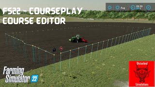 Courseplay Course Editor  FS22 [upl. by Kenric]