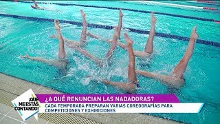 Natación sincronizada un deporte que requiere mucho sacrificio [upl. by Anni]