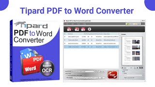 Tipard PDF to Word Converter review  Tutorial of Tipard PDF to Word Converter software [upl. by Lorraine]