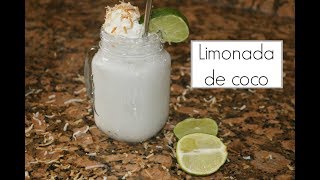 Limonada de coco  bebida para el verano Ros Emely [upl. by Ennaitsirhc]