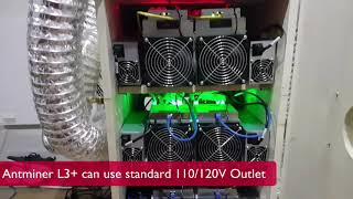 Powering Up Antminer S9L3 with 220240 V  CanadaUSA [upl. by Airla]