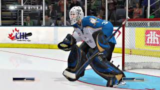 NHL 11 Gameplay  Be A Pro Goalie Mode and Hurricanes vs Ice [upl. by Ahsenot]