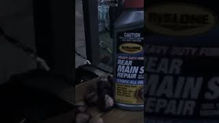 RISLONE REAR MAIN SEAL ENGINE OIL STOP LEAK REVIEW 2023 [upl. by Trilly]