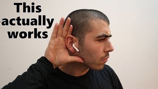 How to SPY on people using your AirPods New Feature [upl. by Rubens15]