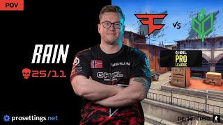 POV FaZe rain 2511 vs Sprout  deinferno  ESL Pro League Season 15 [upl. by Erbua928]