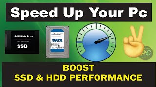 Boost SSD Speed  Increase SSD or HDD Speed  Tips to Maximize Performance and Efficiency [upl. by Aicatsan]