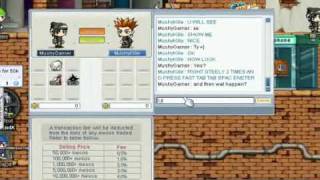 MapleStory scamming [upl. by Windzer]