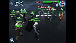 SWGOH  Galaktische Herausforderung  Kamino Jedi  Stufe 7  Full Imperium [upl. by Pavla209]