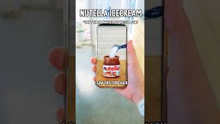 Dont Toss That Nutella Jar Make INSANE Nutella Ice Cream in MINUTES 2Ingredient Hack [upl. by Storm]