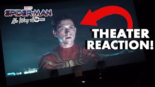 Spider Man No Way Home Official Trailer  AWESOME THEATER REACTION [upl. by Hasen]