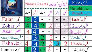 Namaz Rakats نماز کی رکعات How to learn namaz rakats by Public Academy [upl. by Nonnahsed]