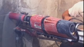 Hilti DD350 KOMPLETTE KERNBOHRUNG online VIDEO HD [upl. by Assilat187]