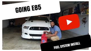 50 Coyote Mustang Sai Li Fuel System Install with Mustang Yo [upl. by Gannon645]