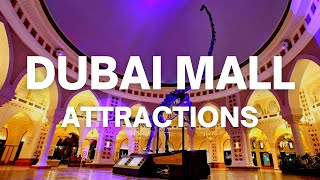 TOP 10 Dubai Mall Attractions You MUST See [upl. by Peck]