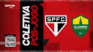 COLETIVA PÓSJOGO SÃO PAULO X CUIABÁ  SPFC PLAY [upl. by Trixi122]