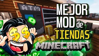 ⛏️😍 El mejor MOD de tiendas en Minecraft JAVA  Lightmans Currency Mod 1182 ⛏️😍 [upl. by Erehs886]