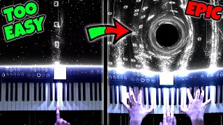 Hans Zimmer  Interstellar Main Theme  EASY to EXPERT PIANO [upl. by Sillad458]