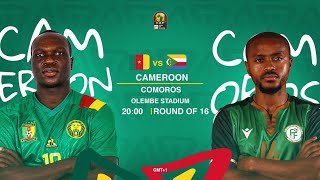 TotalEnergies AFCON 2021  Cameroon vs Comoros  Round of 16 [upl. by Enier]