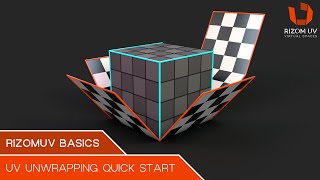 RizomUV Basics UV Unwrapping Quick Start [upl. by Oicnecserc359]