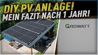 PV Anlage DIY Growatt Wechselrichter  Batteriespeicher selbst installieren Lohnt sich das [upl. by Elbys]