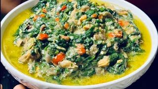 COMMENT CUISINER LES ÉPINARDS VERTS SANS BICARBONATE  LÉGUME VERT CONGOLAISE À LA CUISINE [upl. by Dailey]