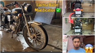 Finally Electra 350 Modification Starts ✅🔥l TailLight Smoke 🤩 ll Vlog 68 [upl. by Singer969]