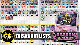 In Which Decks Is Dusknoir Played Best New Shrouded Fable Card Pokemon TCG [upl. by Nnylf543]