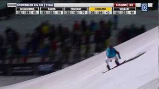 Torstein Horgmo 2013 Snowboard Big Air Perfect Triple Cork  World of X Games [upl. by Adnirolc]