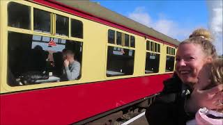 STEAM AND DIESEL TRAINS AT WATCHET AND DONIFORD WEST SOMERSET RAILWAY 24 MARCH 2024 [upl. by Fidelity175]