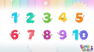 Learn to count kids rhymes One two three 123 Numbers 1 to 100 counting Numbers song 1to10Count [upl. by Panther]