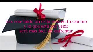 CARTA A MI HIJA EN SU GRADUACIÓN [upl. by Anitsirhc]